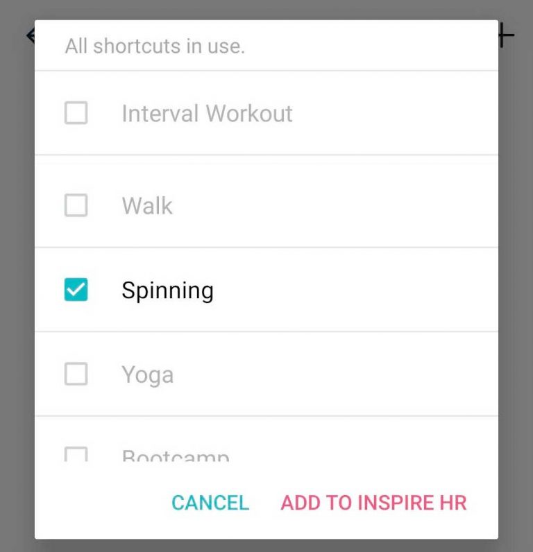 fitbit spin bike