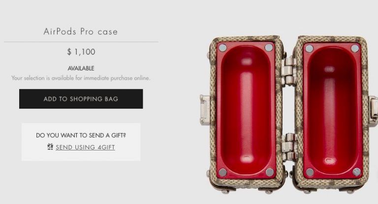 airpods max case gucci