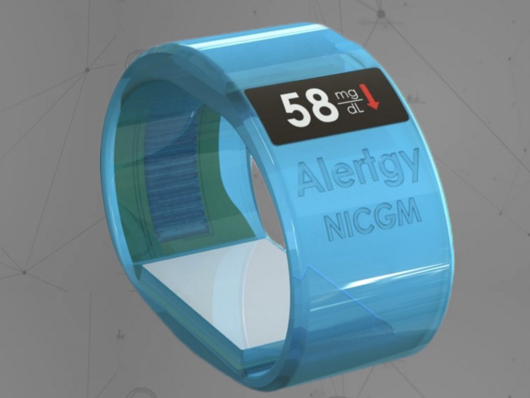 Alertgy’s noninvasive CGM (glucose monitoring) wristband, DeepGluco