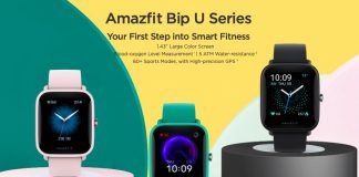 Amazfit Bip U pro with new sensor