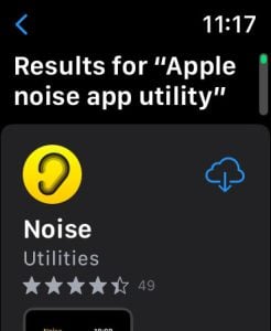 Reinstall the Noise app on Apple Watch