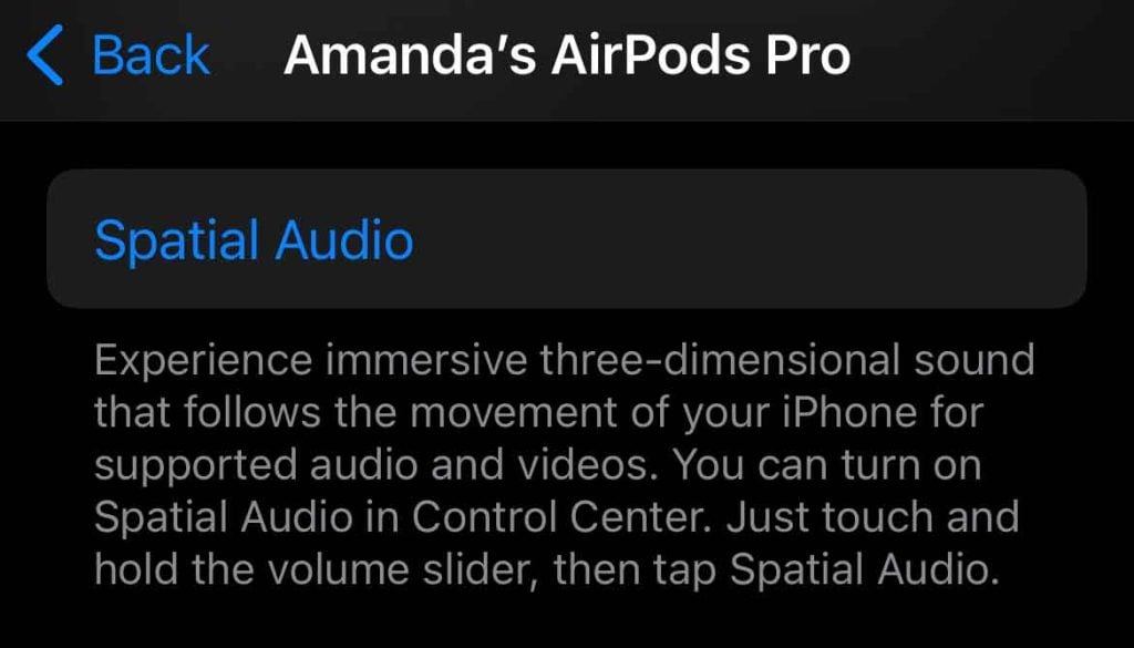 AirPods Spatial Audio Demo on iPhone or iPad