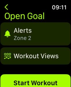 Workout Views Apple Watch workout app