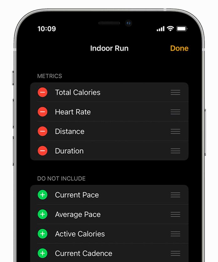How to change the Apple Watch Workout app onscreen stats and metrics