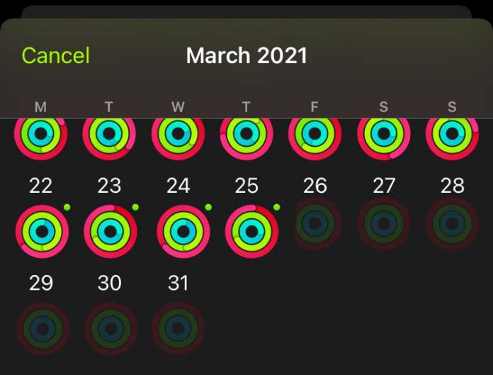 Apple Watch activity rings empty, blank, or not recording exercise