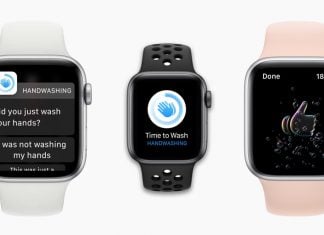 hand washing reminders, notifications, and countdown on Apple Watch