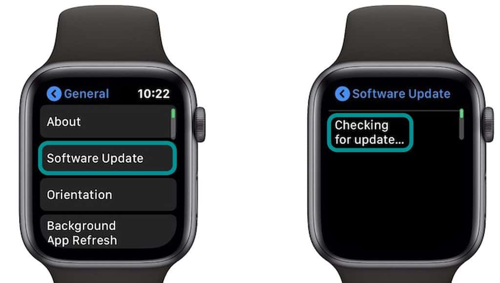 software update for Apple Watch