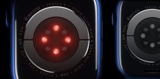 sensors on the back of Apple Watch Series 6