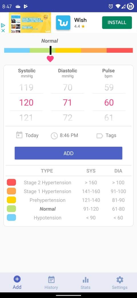 Apps for hypertension