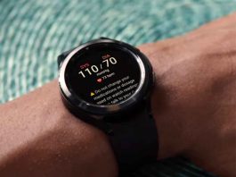 BP readings on Galaxy Watch 4