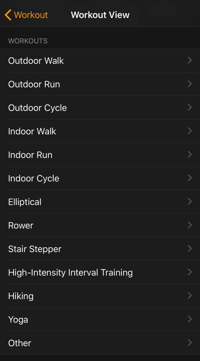 How to change the Apple Watch Workout app onscreen stats and metrics