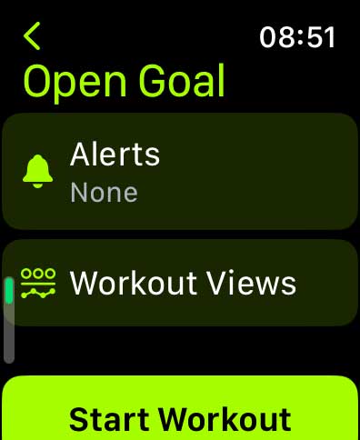 How to change the Apple Watch Workout app on-screen stats and metrics