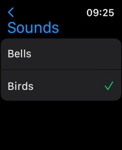 Birds and bells apple watch chimes sound