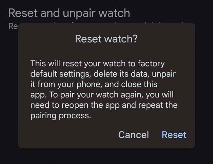 Forgot Google Pixel Watch screen lock pin or pattern or it's not ...