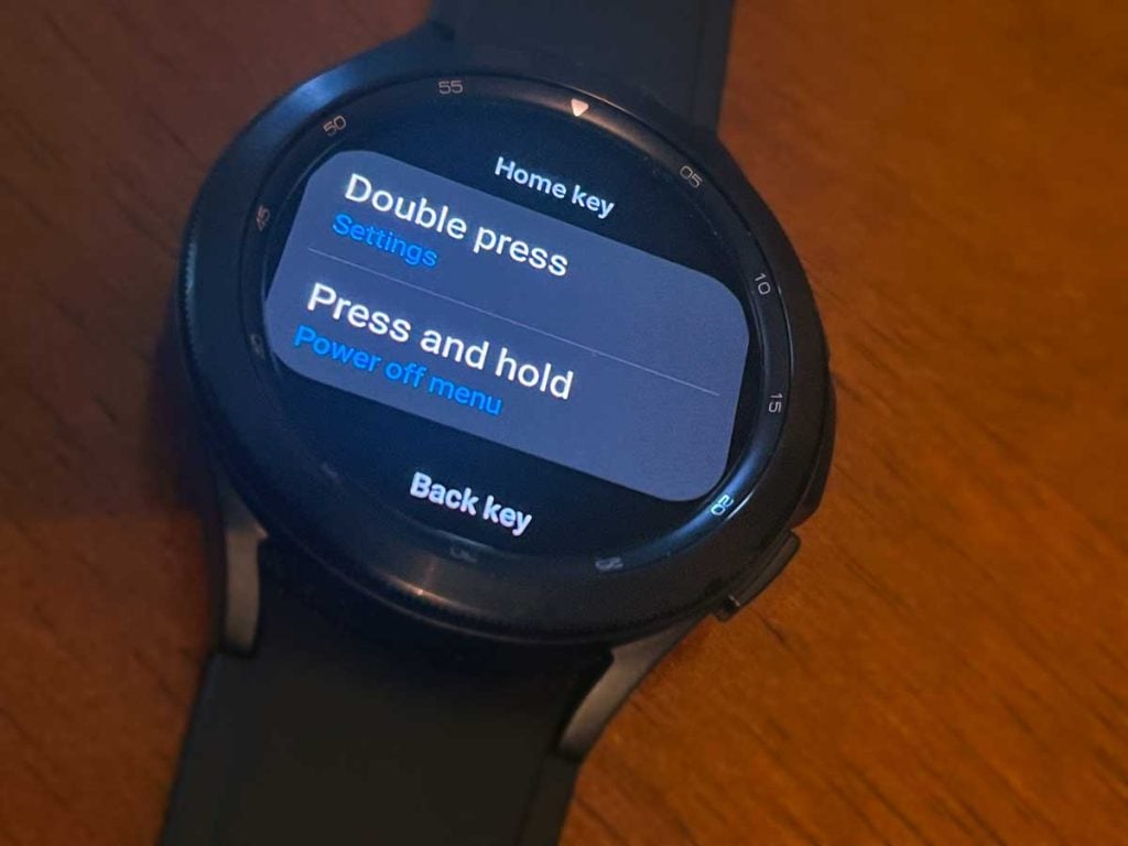 Samsung Galaxy Watch personalize and customize Home Button