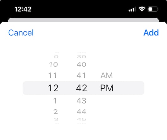 Customize Reminder timings for mood log entries on iPhone