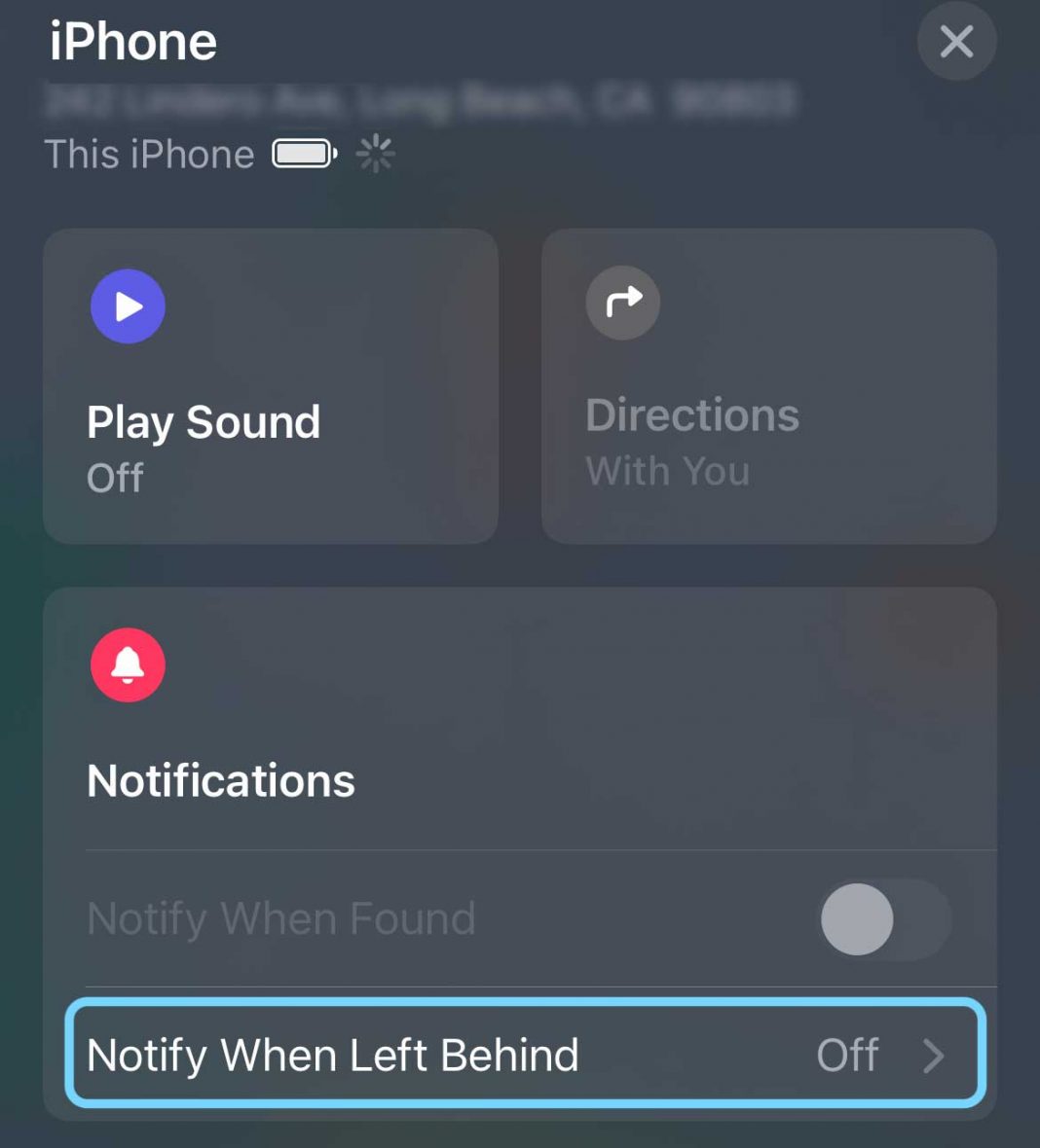 How to get a left behind notification when you forget your iPhone