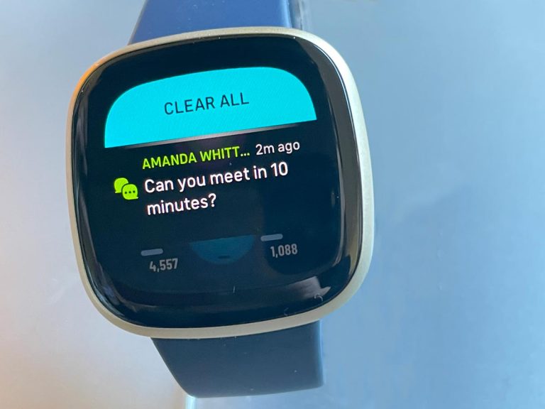 How to set up Fitbit Versa 3+ and Sense series to send and receive text