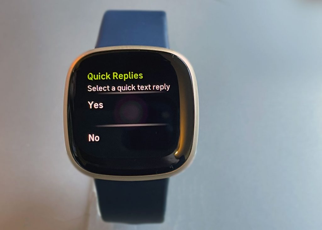 How to set up Fitbit Versa 3+ and Sense series to send and receive text