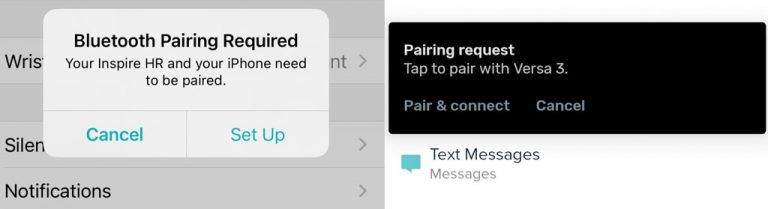 Fix a Fitbit showing a red X with data not cleared sync and try again