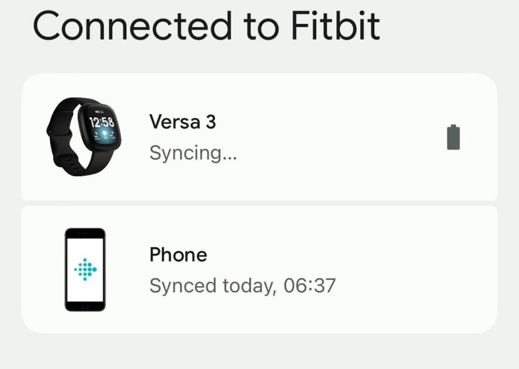 Sync Fitbit to the redesigned Fitbit app