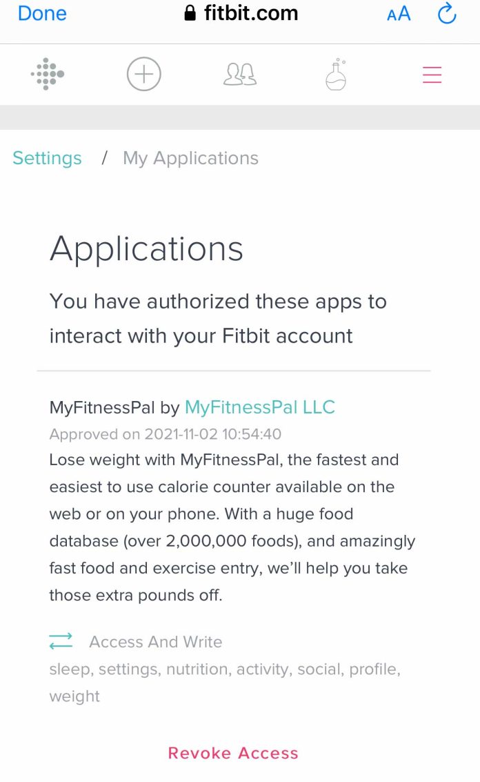How to connect and sync MyFitnessPal (MFP) with Fitbit MyHealthyApple