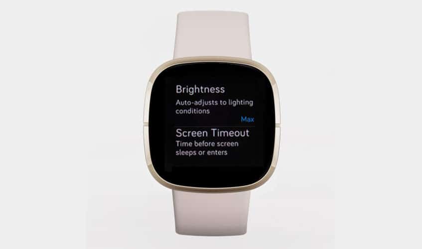 adjust your Fitbit's screen brightness to Max or Normal, not the Auto setting