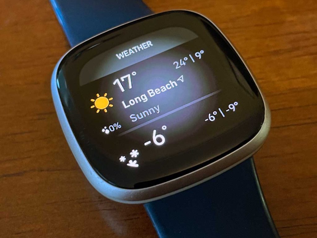 weather app on Fitbit shows up in Celsius and not Fahrenheit
