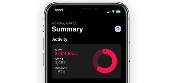 iPhone only Fitness app with Move Ring