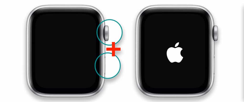 force restart an apple watch