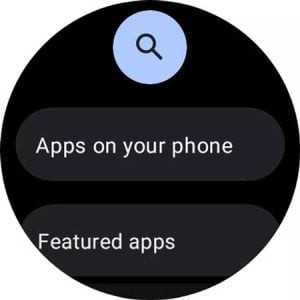 Samsung Watch Play Store Apps on your phone