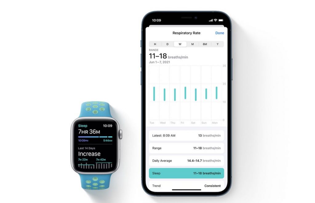 How to setup and check respiratory rate monitoring on Apple Watch and