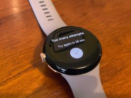 Forgot Google Pixel Watch screen lock pin or pattern or it's not ...