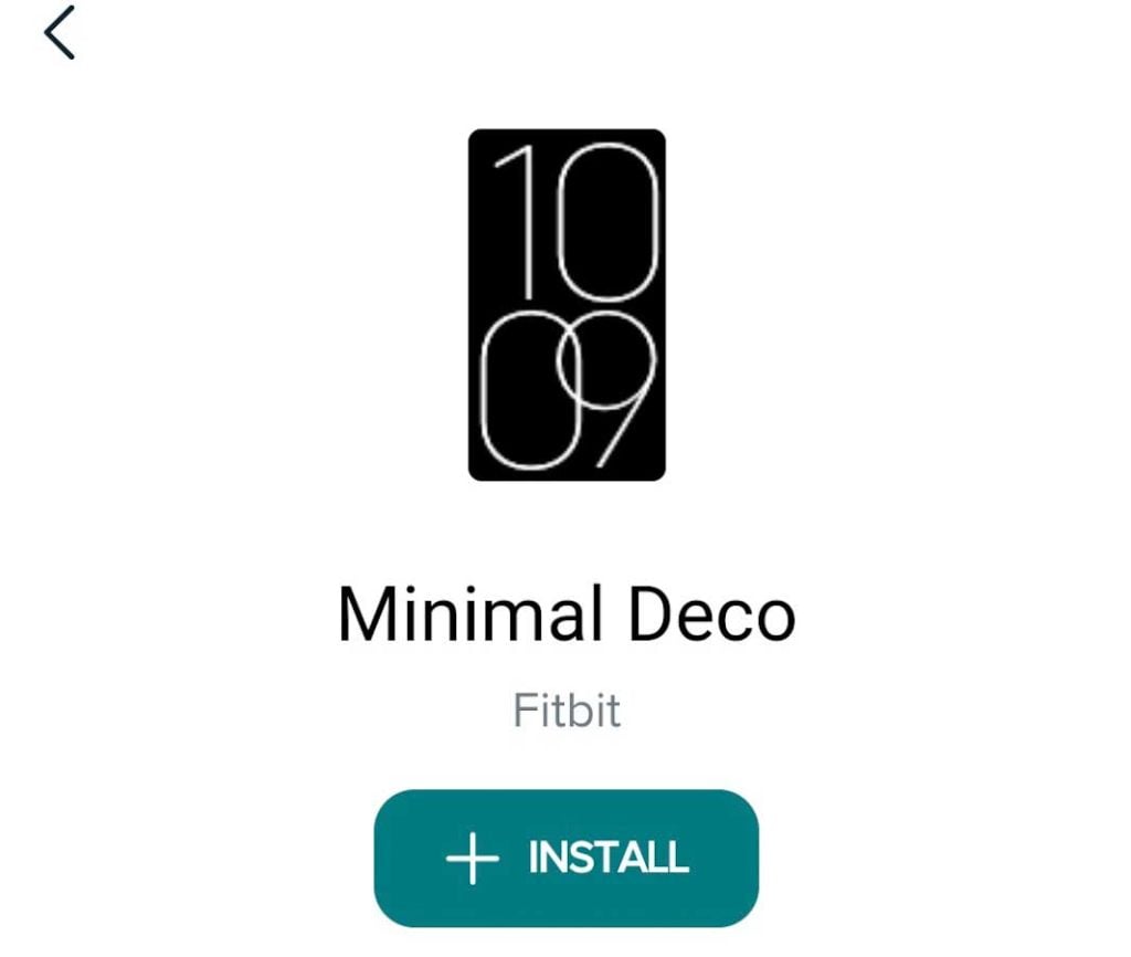 Fitbit app install new clock face on Fitbit tracker