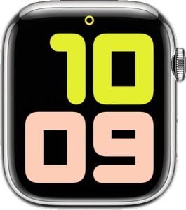 low power mode apple watch on the watch face