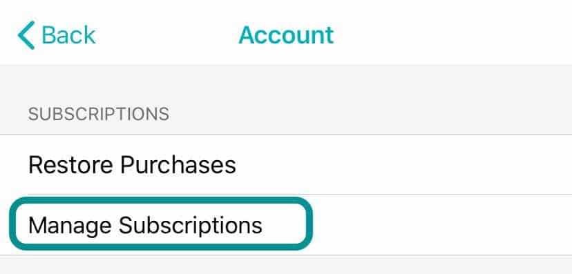 fitbit app manage subscriptions