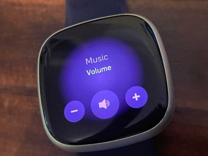Fitbit Music app controls