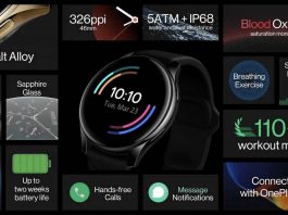 Oneplus smartwatch features