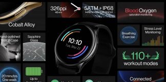 Oneplus smartwatch features