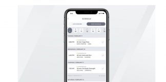 Peloton Schedule feature