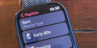 Apple Watch Music app playlists