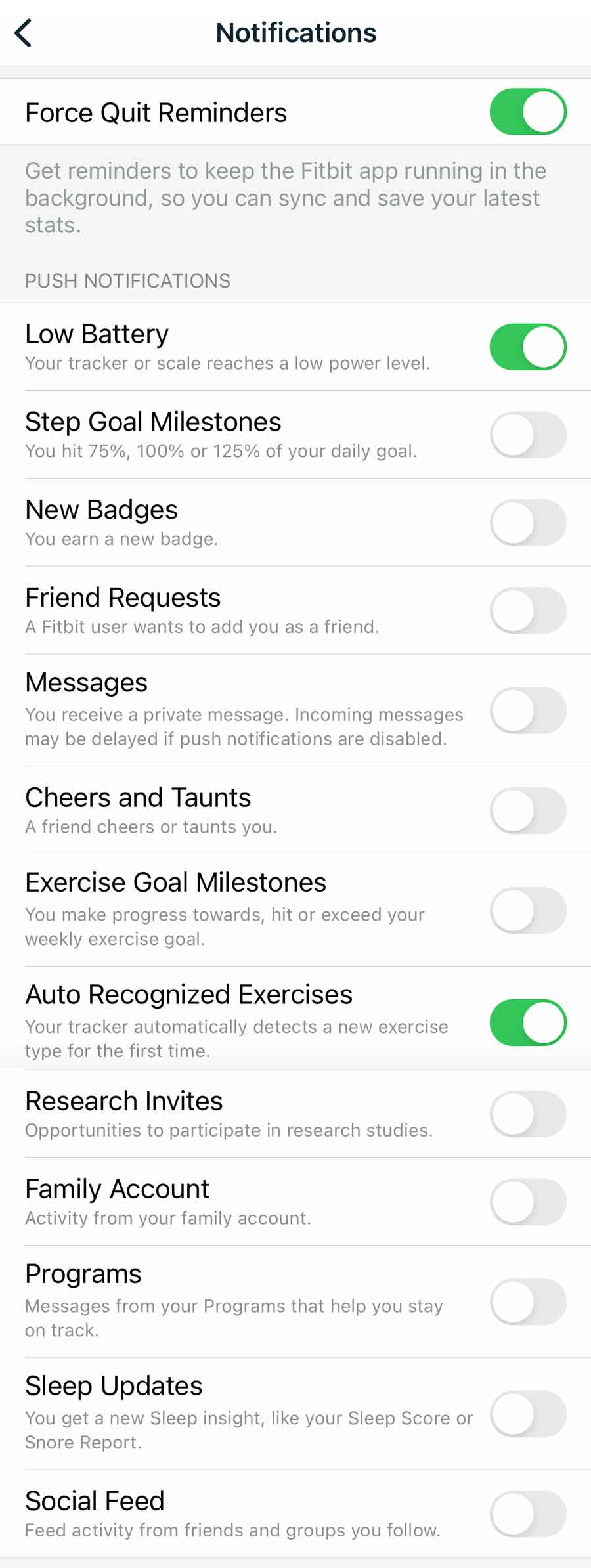 How to remove unwanted notifications on your Fitbit MyHealthyApple