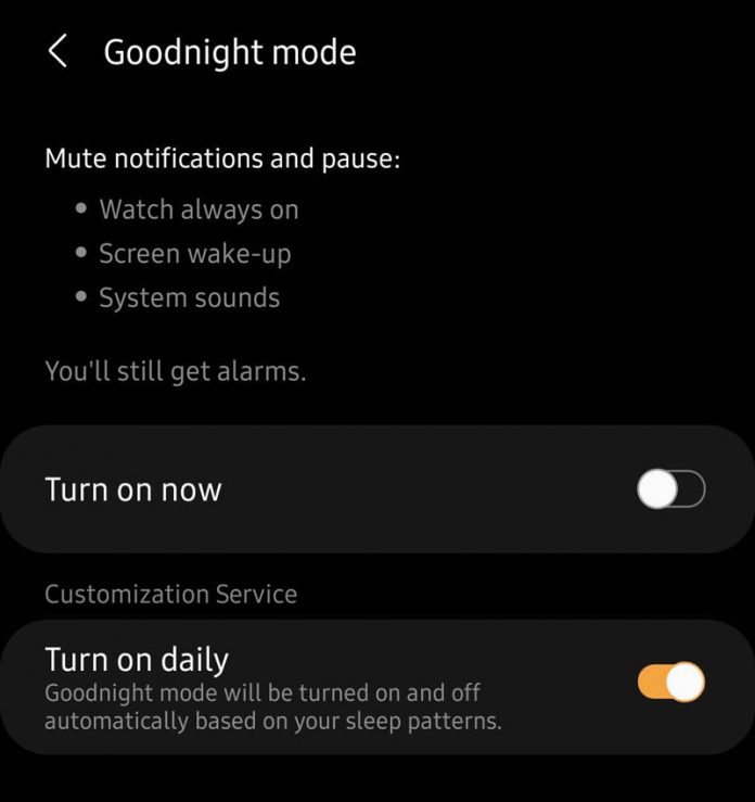 How to use Bedtime and Goodnight mode on your Samsung Galaxy Watch MyHealthyApple