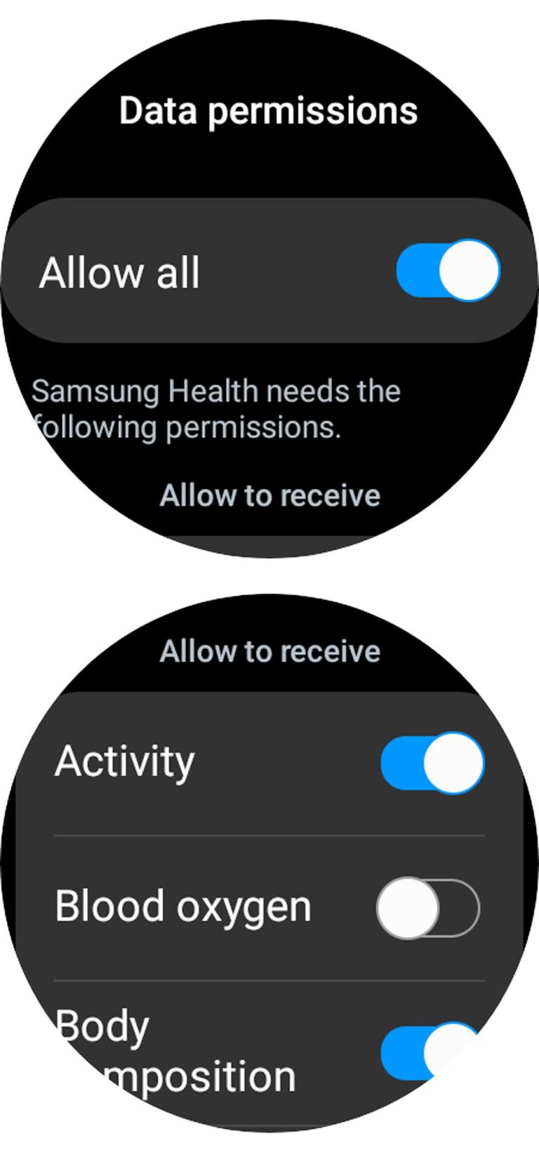 Samsung Galaxy Watch not counting steps and activity or is inaccurate