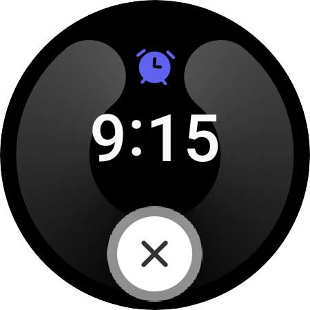 Can't turn off and silence alarms or timers on Samsung Galaxy Watch