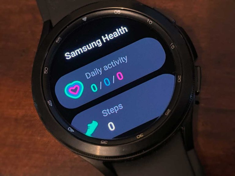 Samsung Galaxy Watch not counting steps and activity or is inaccurate
