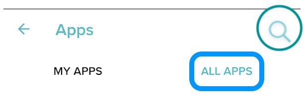 Fitbit app search for an app to install on Fitbit device