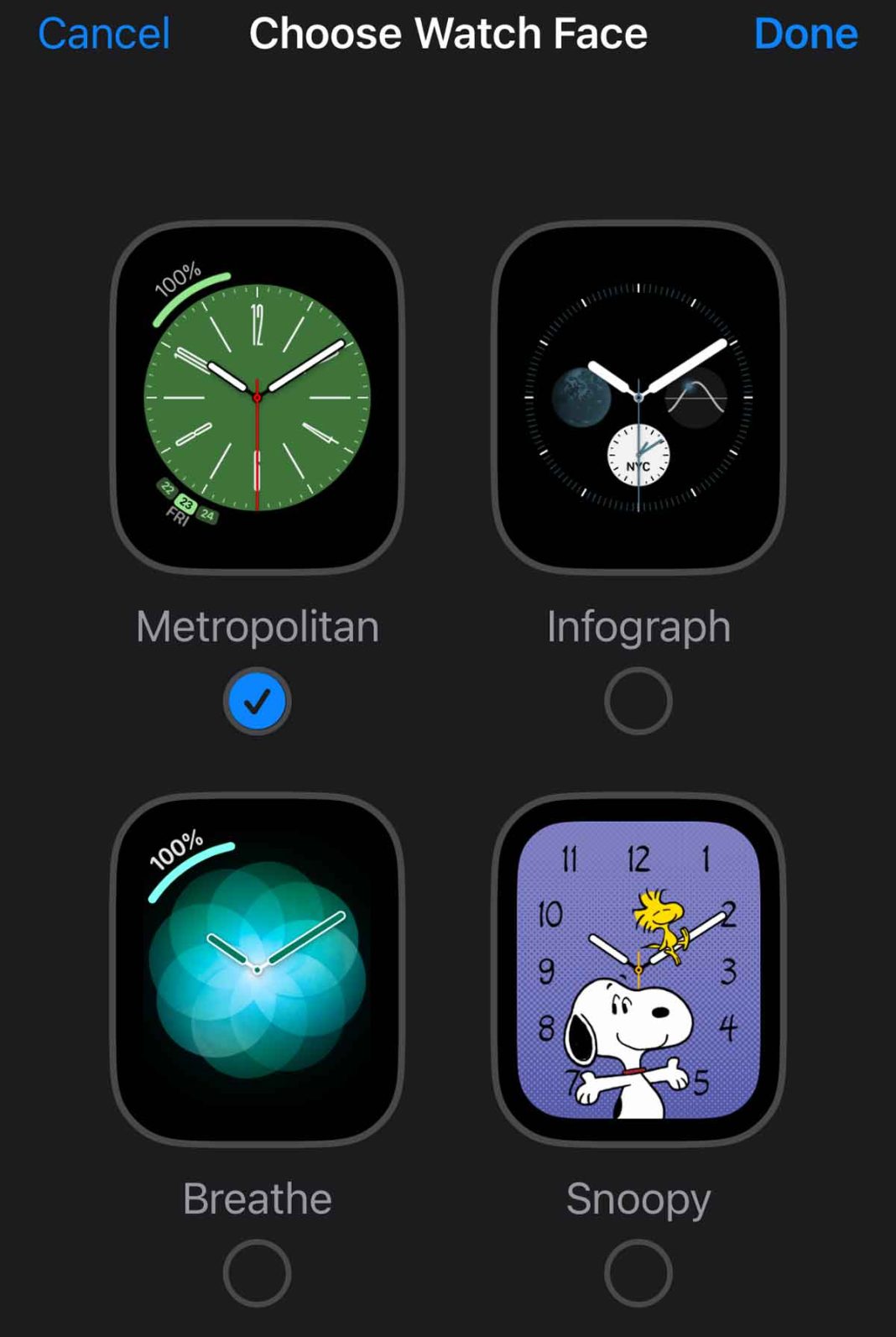 How to change Apple Watch Faces with watchOS 10 and other watch face