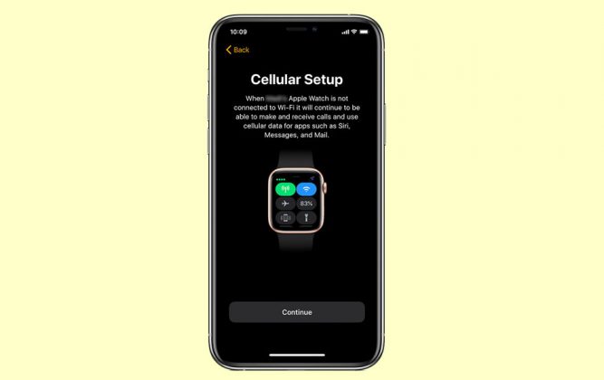 Set up and use cellular service on Apple Watch