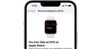 Apple Watch set up the ECG app